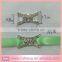 Fashion small rhinestone ribbon buckles for wedding invitations