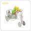 antique white garden planter metal bike flower pot for sale