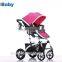 High View Folding Baby Stroller,adopt Non-Pneumatic Tire Wheel, Free Use in Winter to Summer.Easy Replacing Armrest