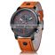 Army Style Military Sports Chronometer Male Leather Men Curren Watches