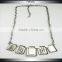 Christmas Gift Light Short Chain Ceramic Crystal Statement Necklace