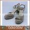 Indian high heel steel toe sandal shoes for china wholesale women shoes
