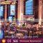 glass top dining square table/rose metal dining table                        
                                                Quality Choice