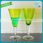 2015Hot sale colored cocktail glass wholesale high quality glass