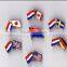 factory supply country flags lapel pins/metal badge with epoxy