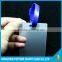 custom plastic pvc luggage tag with insert