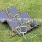 Foldable and flexible solar charger for laptop mobile phone