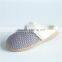 Preimum quality side seam woman knit indoor slipper