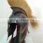 NAUTICAL HELMET WITH YELLOW PLUME/DESIGNER YELLOW PLUM CORINTHIAN HELMET NRH2011