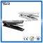 Hot sell blue wholesale cheap double use plastic clip office stapler/paper clip stapler