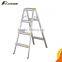 Double side folding household step ladder