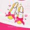 3-7y (K6932) Newest Nova girls t shirts kids wear printed children clothes baby girls tops summer