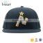 Custom snapback brim 6 panel 3d embroidery snapback hat and cap