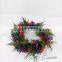 simple style hot sell 2016 Christmas artificial indoor decorative wreath for sale