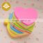 Stationery office decoration item wholesale custom round square star shaped sticky notes funny mini memo pad