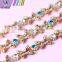 Bling Bling Fashion latest Fancy Rhinestone Cup Chian For Garments,bags,shoes decorations YSC03