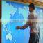 interactive 40 points 67" touch foil works on glass