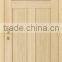 Unfinished one glass two panel interior wood door