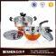 Straight Body Elegant Cookware Set Stainless Steel