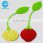Leafy silicone tea ball infuser