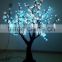 Led Lighted Artificial Skura Tree / Led Plastic Cherry Blossom Tree Outdoor Decor for Wedding decorations