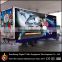 Interesting dynamic system truck mobile 9D cinema with beautiful cabin
