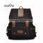 2016 canvas leather backpack leisure mens messenger bag