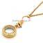 Stainless steel floating memory gold locket pendant om locket pendant designs