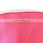 Shiny Leather Cosmetic Bag Pink Gold Color Customed Metal LOGO