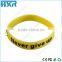 Instock ! food grade silicone wristband debossed wristbands silicone direct sale