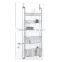 5 Tiers Metal Over Door Storage Baskets