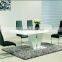 DT-2007 Modern White High Gloss Wooden Dining Sets for Dining Room