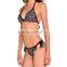 Domi Fish Scale Two Piece Hot String Bathing Suits Women Bikini Set