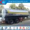 China direct factory chemical tank truck China brand fuel truck 3axles oil transportation trailer