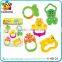 Non-toxic newborn baby gift set rattles nipple infant toys for sale
