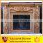 Mycare Stone green marble fireplace for Interior decoration