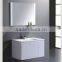 pvc/mdf/oak wood vanity double sink above counter art basin,new design bathroom furniture set