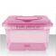 10L Clear Plastic Food Storage Box with Dividers and Handle Wholesale