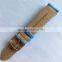 Stamp Logo Canvas Stitch Leather Nato Watch Straps