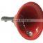 Metal hand bell with wooden handle in custom color for christmas celebration