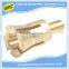 China manufacturer OEM nonstandard hollow threaded collet brass bolt and screw