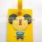 Funny Cute Custom Shaped Luggage Tags PVC Travel Animation Silicone Airline Bag Tag