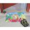 New style polyester leaf printed home decorative bath rugs