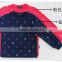 2015 latest design pullover sweatshirt without hood for kids