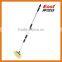 5 corner brush head water flow car brush with 3m long aluminum handle