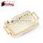 New Design Stainless steel flower tray /fruit tray /sevring tray with handle