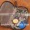 Customized leather coin key zipper wallet mini pouch