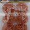 JML card packing copper-coated scrubber cleaning ball mesh scourer for kitchen cleaning