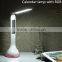4 watts 256 Living Color LED Mood Lamp, 180 degree Rotation Folding, Calendar, Temperature Alarm Clock Function