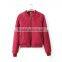 Fashion women down zip clothes lady girl cotton padding padded bulk wholesale jacket